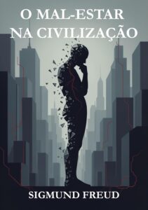 capa no livro o mal estar na civilização, de sigmund freud