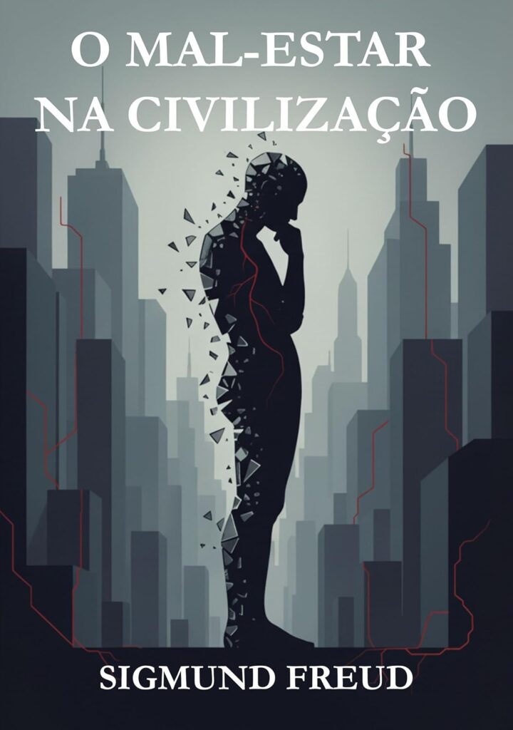 capa no livro o mal estar na civilização, de sigmund freud